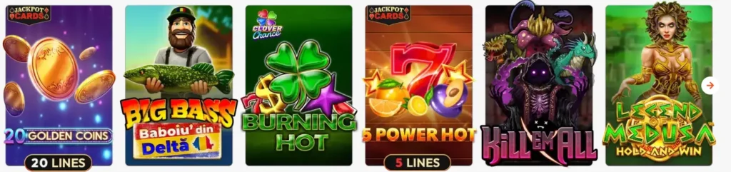 Games at Luck Casino UK