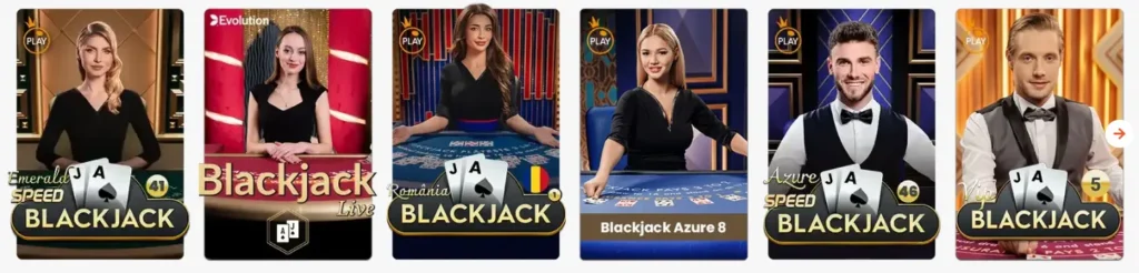 Live Luck Casino Blackjack Games